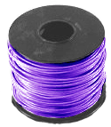 All Points 38-1327 High Temperature Wire; #14 Gauge; Stranded PTFE; Black;  50' Roll